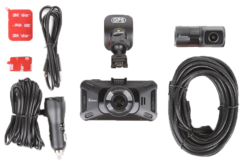 DOD auto kamera GS980D - sadržaj paketa