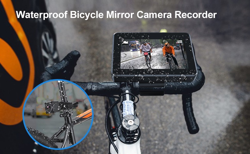 vodootporna ip68 kamera za bicikl s kompletom monitora