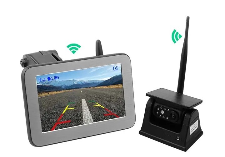 set za vožnju unazad za auto karavan kamion bežični wifi magnetski solarni