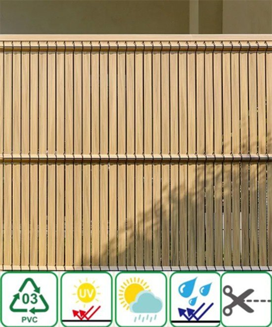 imitacija drva 3d letvice za ogradu punila mrežastih krutih panela i ograda