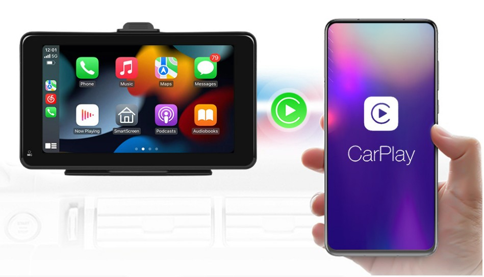 ogledalo link set monitor za auto karavan kombi + kamera