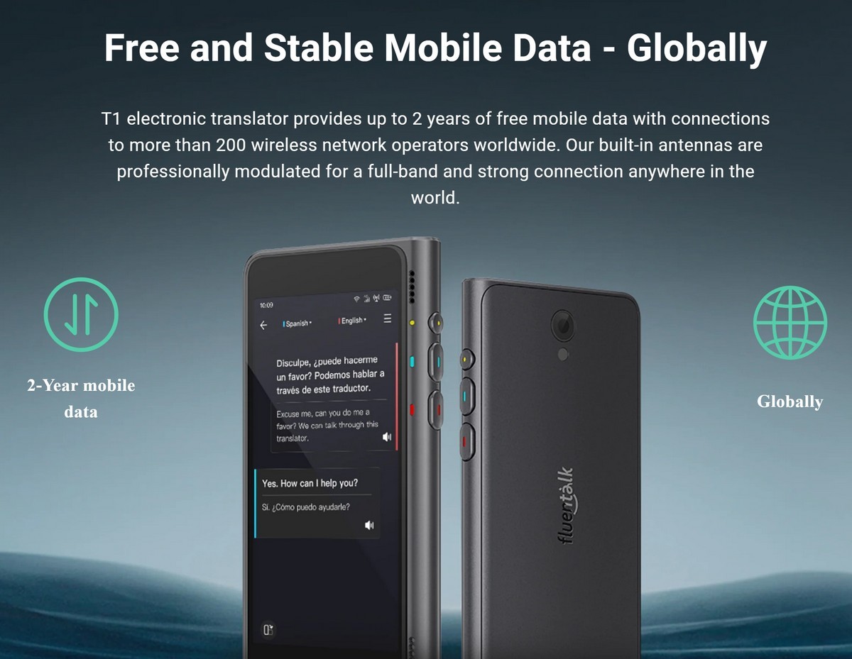 prevoditelj - besplatni i stabilni mobilni podaci - globalno