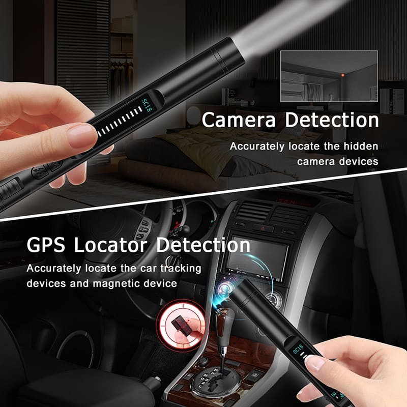 auto detektor - bubice, špijunski uređaji, kamere