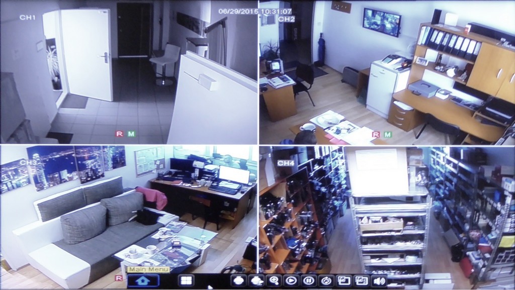 IQ postavka DVR CCTV snimanje uživo