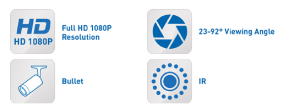 Specifikacija AHD kamere IQC1080vhj-3