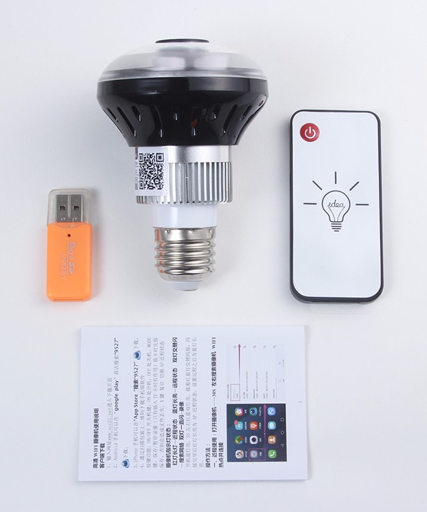 wifi kamera skrivena u LED žaruljama
