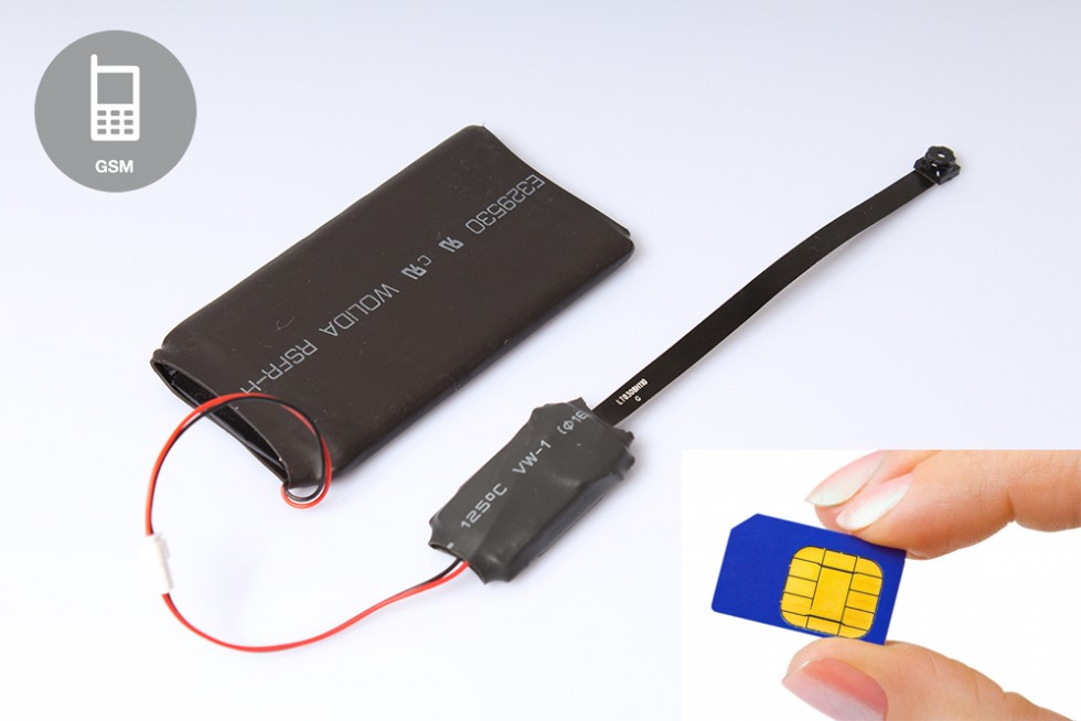 Gsm špijunska pinhole kamera na sim i SD kartici