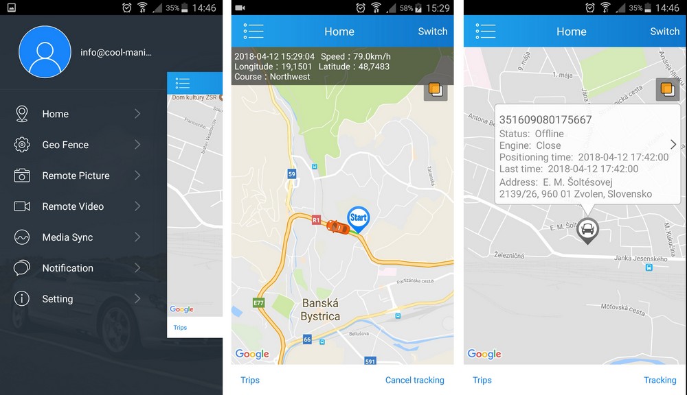 wifi auto kamera s GPS-om - praćenje uživo putem aplikacije