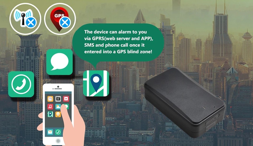 gps tracker alarm slijepa zona