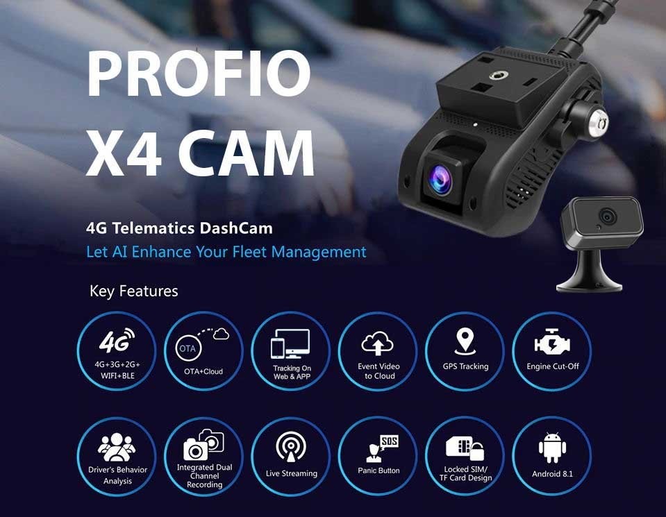 dual cloud auto kamera sustav profio x4 s GPS-om