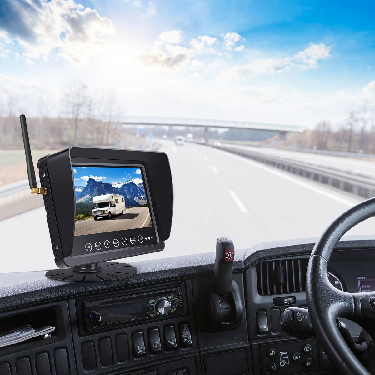 vodootporan izdržljiv auto monitor s kamerama