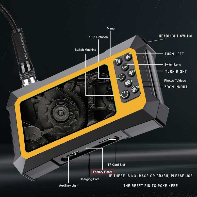 kamera za pregled boreskopa